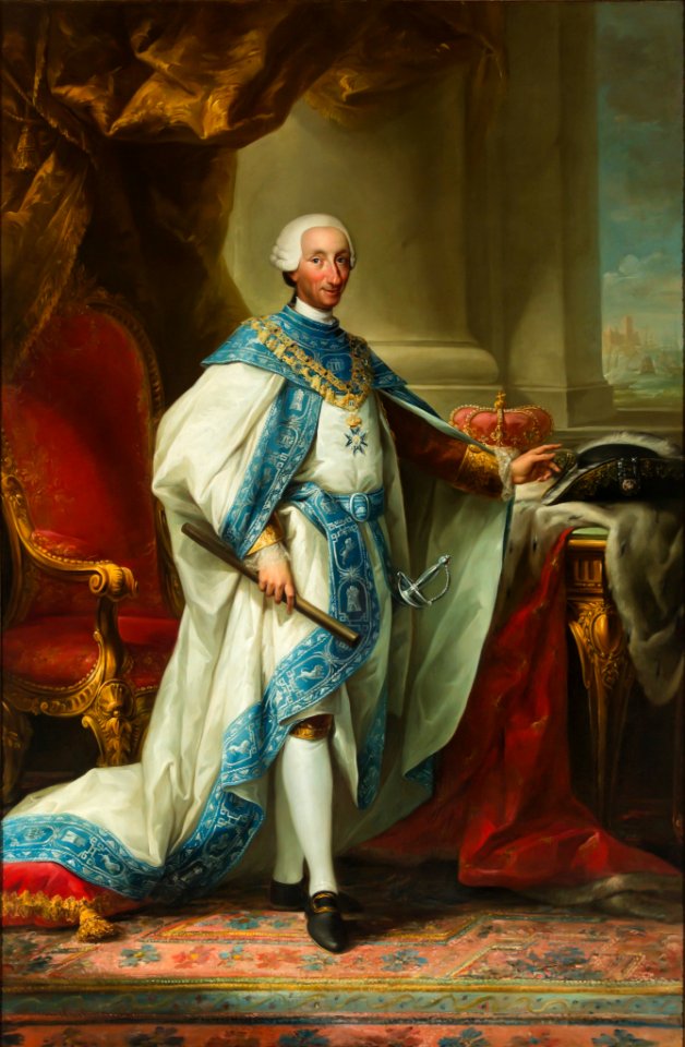 Carlos III con el hábito de su Orden (Palacio Real de Madrid)