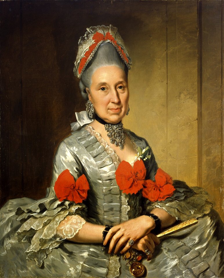 Anton Wilhelm Tischbein - Bildnis der Frau Anna Maria Sondershausen von Gläsernthal