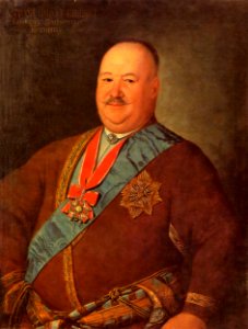 Portrait of Polish nobleman Antoni Bielski by Józef Chojnicki. Free illustration for personal and commercial use.