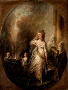 Elias Martin - Ulla von Höpken´s sacrifice to Asclepius - Google Art Project