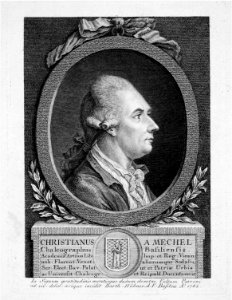 Christian von Mechel, by Bartholomäus Hübner (1717 - c 1806)