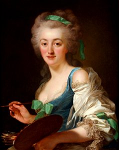 The artist Anne Vallayer-Coster