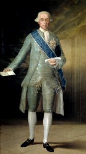 José Moñino y Redondo, conde de Floridablanca. Free illustration for personal and commercial use.
