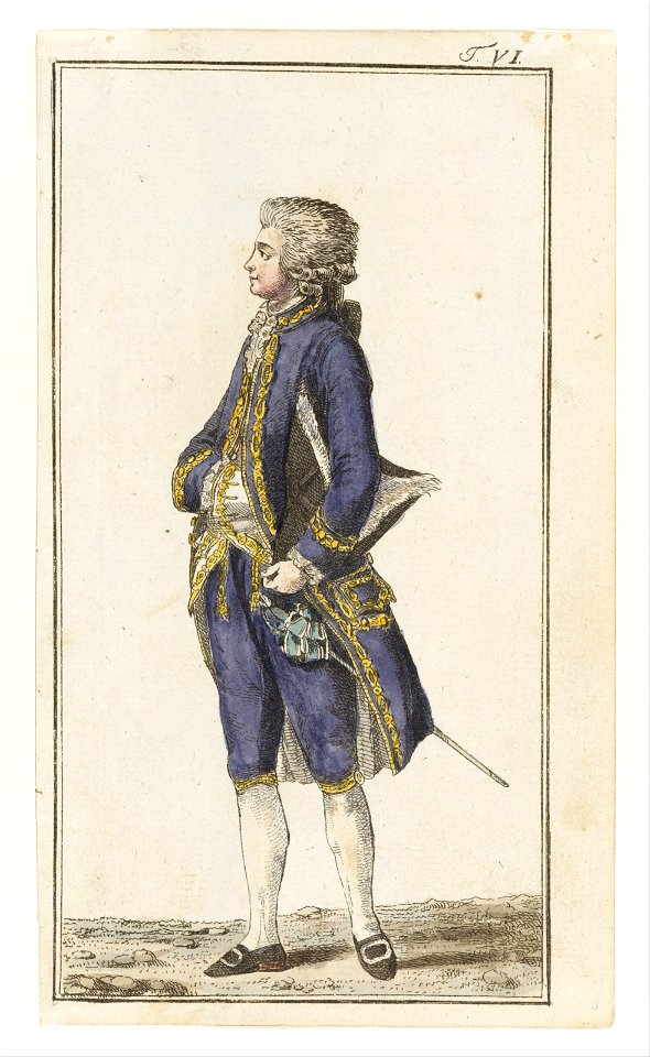 Fashion Plate for Man's Costume - Google Art Project
