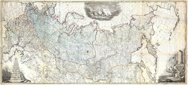 1787 Wall Map of the Russian Empire - Geographicus - Russia-ukn-1787