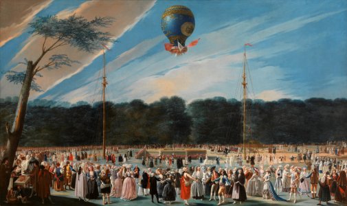 Ascensión de un Montgolfier en Aranjuez