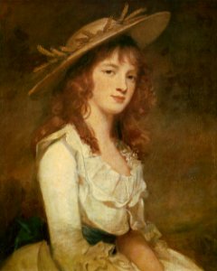 George Romney - Miss Constable - WGA20029. Free illustration for personal and commercial use.