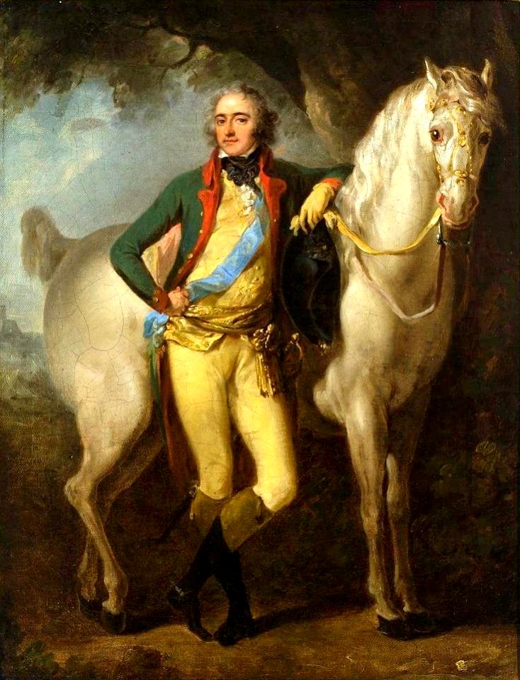 Józef Grassi - Portret księcia Józefa Poniatowskiego z koniem
