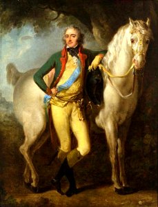 Józef Grassi - Portret księcia Józefa Poniatowskiego z koniem