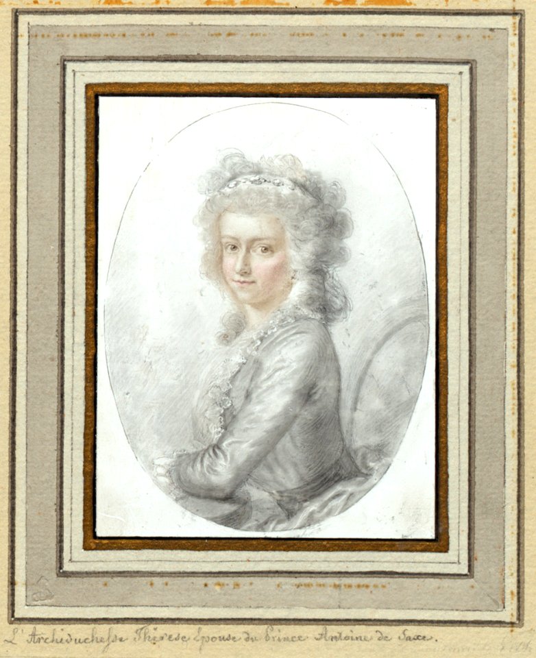 Friedrich Ludwig Vieth von Goldenau Bildnis Maria Amalie von Sachsen