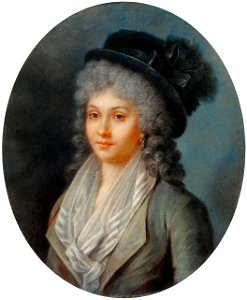 Kucharsky Lady in black hat
