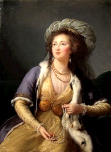 Vigée Lebrun - Marie Louise Joséphine Delphine de Rosières de Sorans (1766-1832). Free illustration for personal and commercial use.