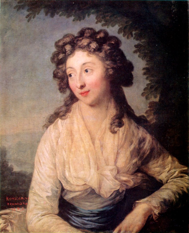 Anton Graff Portrait Konstancja Rzewuska 1789