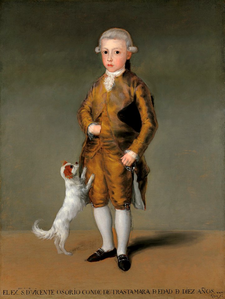 Goya - Vicente Osorio de Moscoso as child