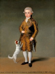Goya - Vicente Osorio de Moscoso as child
