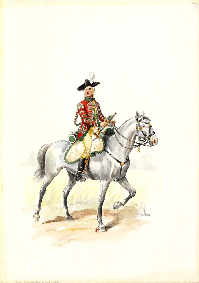 1789 - Trompette des Hussards de Saxe (37)