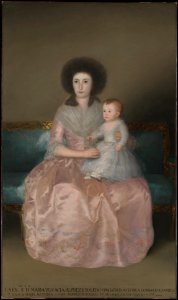 Countess of Altamira and her Daughter by Goya