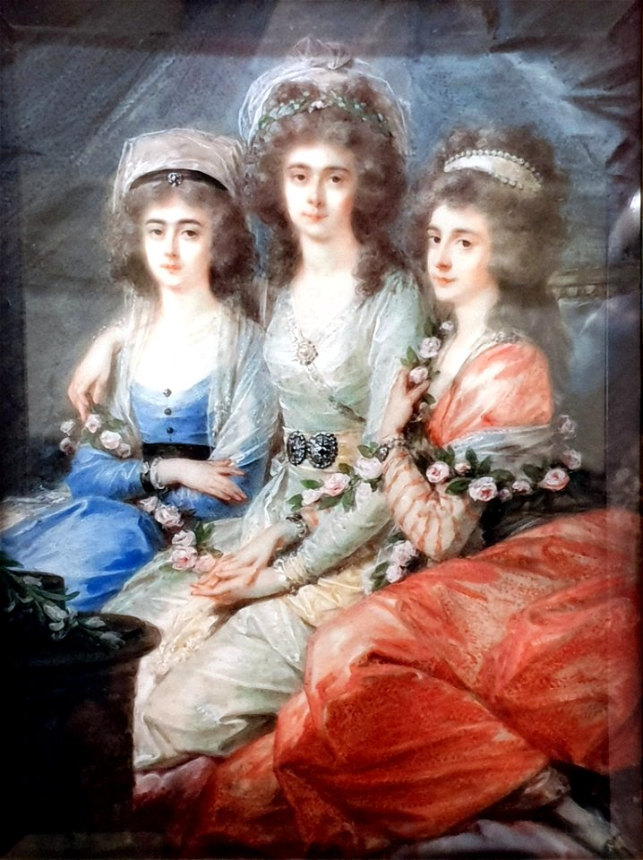 1788 Füger Die Gräfinnen Thun-Hohenstein-Klösterle Gemäldegalerie Kat.Nr. M 106 anagoria