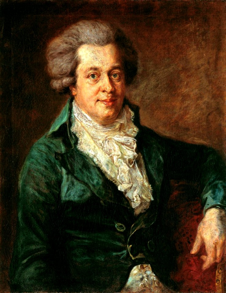 Wolfgang Amadeus Mozart Letztes Bild zur Lebzeit