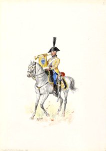 1787 - Trompette des Hussards de Chamborant en petite tenue (20)