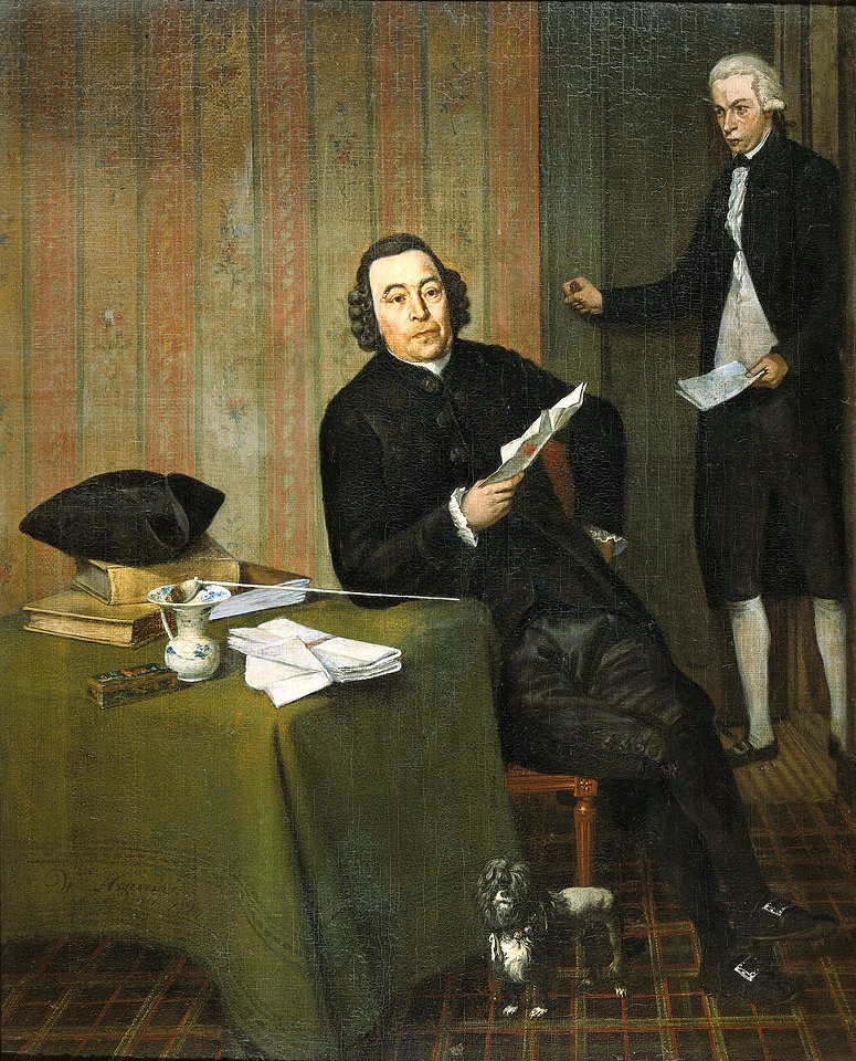 Wybrand Hendriks - Wernerus Köhne met zijn knecht Jan Bosch