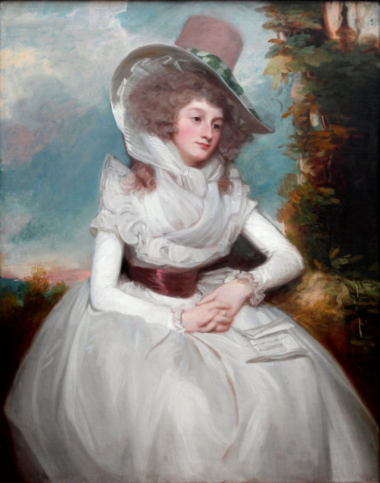 George Romney - Catherine Clemens 1788. Free illustration for personal and commercial use.