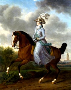 Wilhelmina of Prussia (1751-1820) by Tethart Philipp Christian Haag. Free illustration for personal and commercial use.