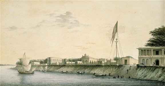 1790 Fredrichsnagor Bengal - Peter Anker (1744–1832) - Kulturhistorisk museum, UiO - UEM4428 (cropped)