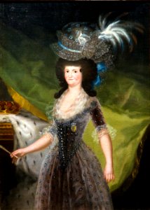 Maria Luisa de Parma por Goya (Museo de Zaragoza). Free illustration for personal and commercial use.