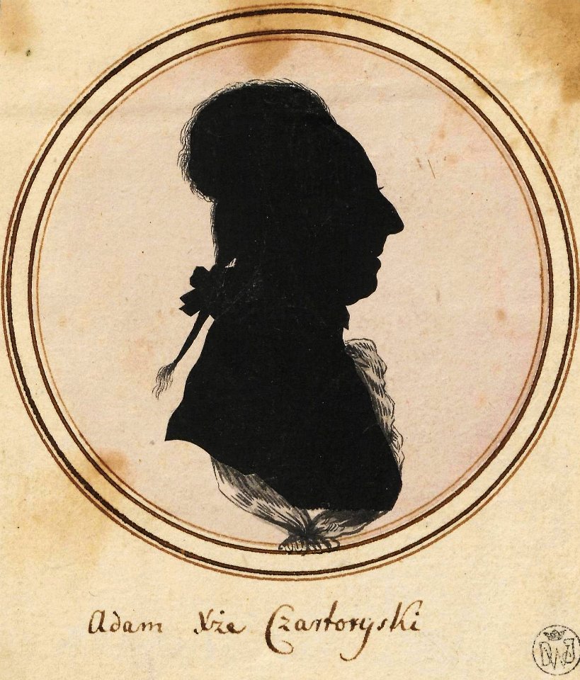 Anonymous Silhouette of Adam Kazimierz Czartoryski