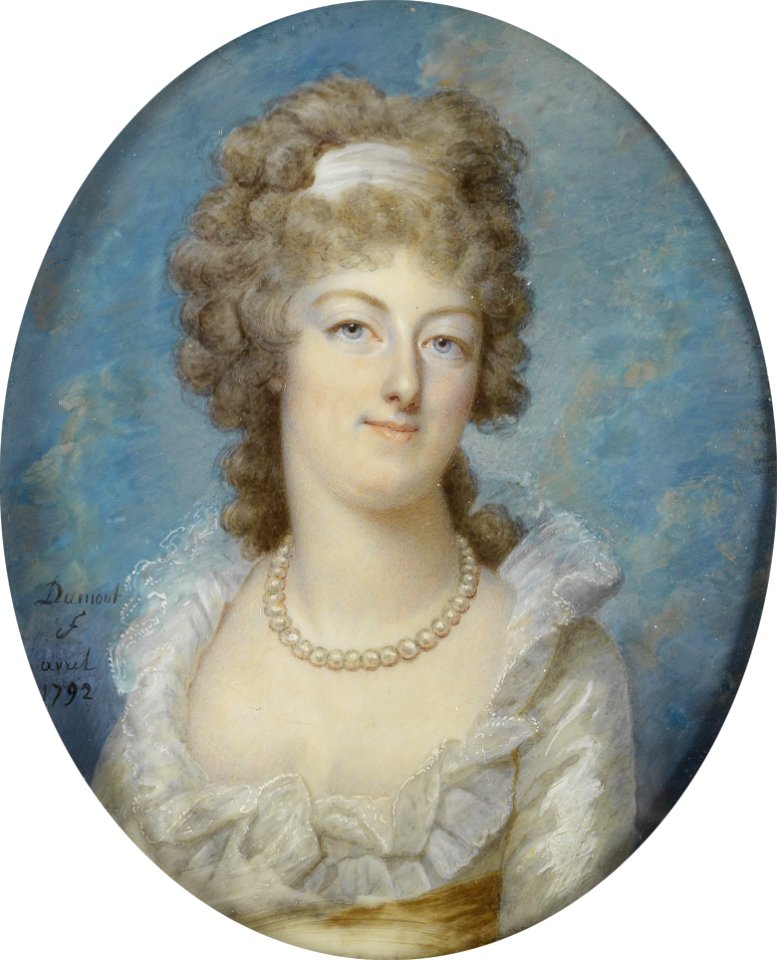 Francois Dumont Miniatur Marie Antoinette 1792
