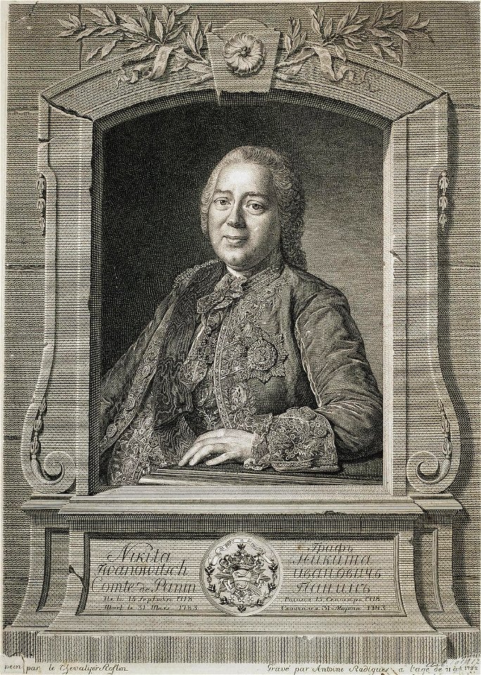 N.I. Panin by Radig (Hermitage)