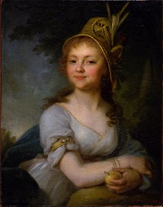 Vladimir Borovikovsky - Portrait of Ekaterina Arsenieva - Google Art Project