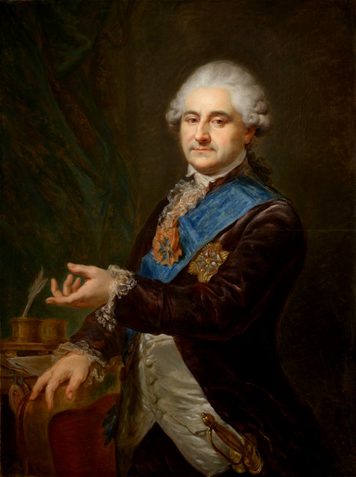 Giovanni Battista Lampi; Marcello Bacciarelli - Portret Stanisława Augusta Poniatowskiego