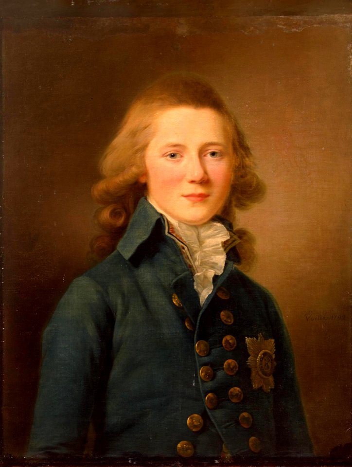 Alexander Pavlovich of Russia by J.-L.Voille (1792, Hermitage)