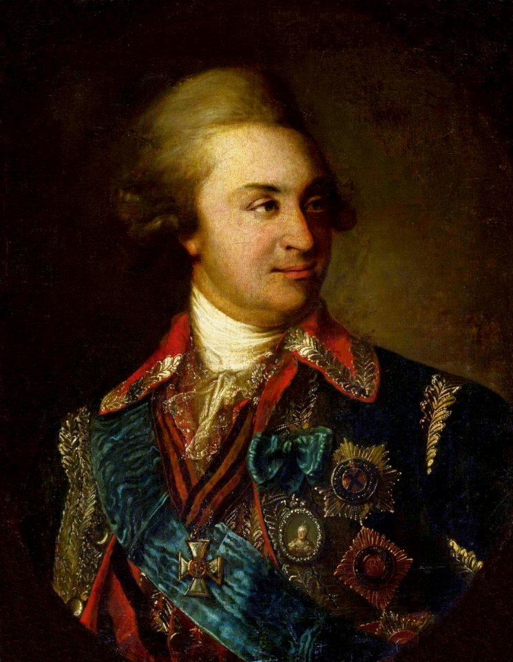 Russia Grigory Potemkin with a miniature of Catherine II