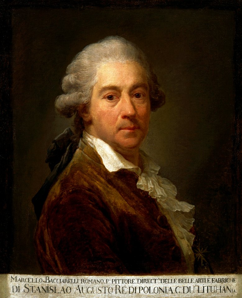 Bacciarelli Self-portrait in brown frock coat
