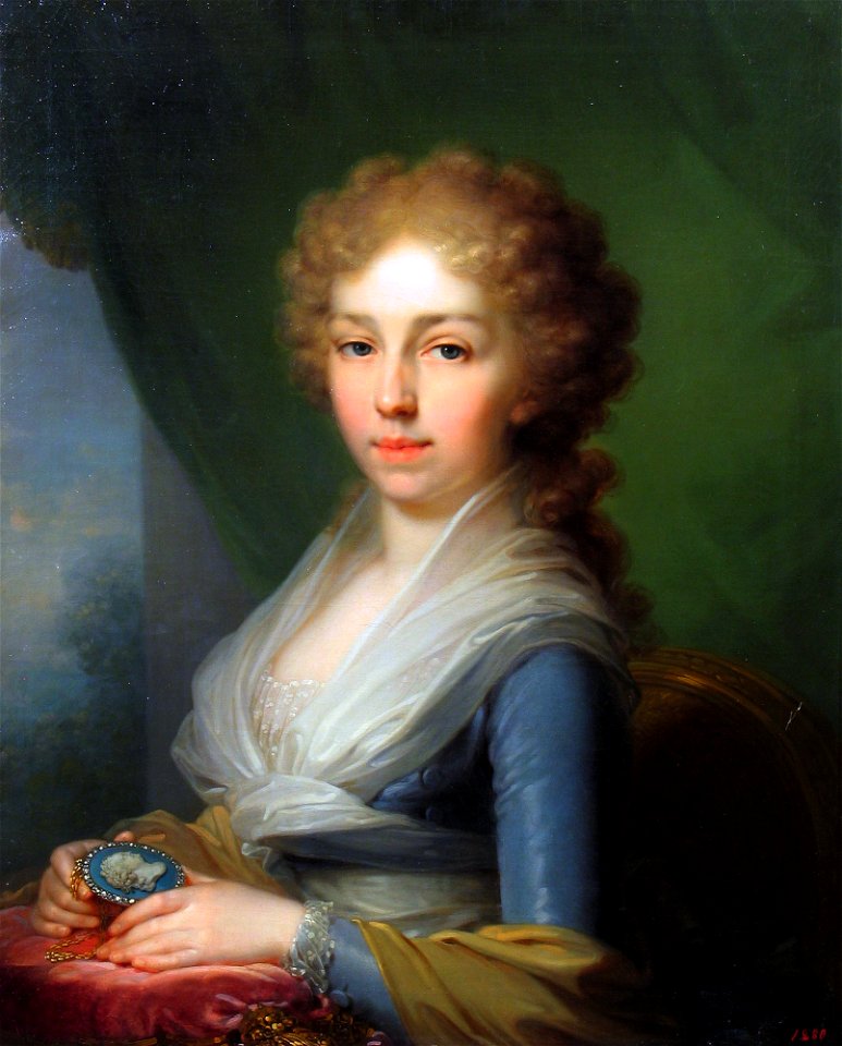Elizaveta Alexeevna by Borovikovskiy (1795, Pavlovsk)
