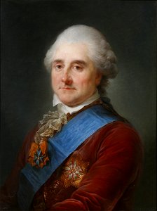 Marcello Bacciarelli - Portret Stanisława Augusta w czerwonym fraku