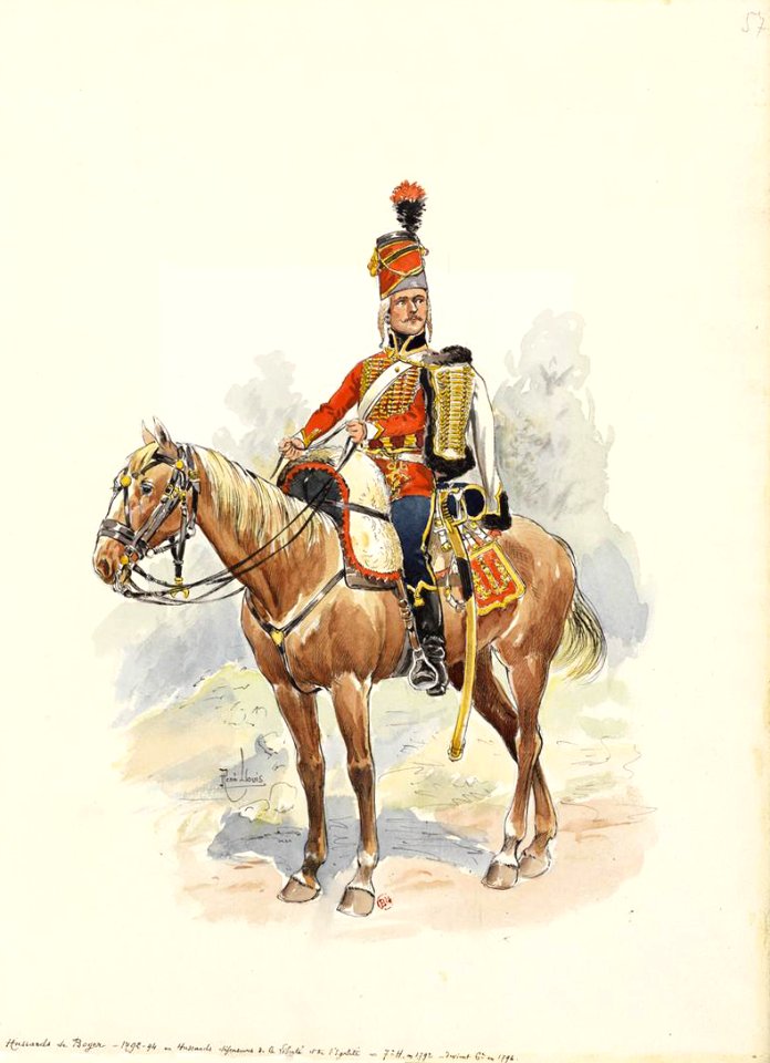 1792-1794 - Hussards de Boyer ou Hussards défenseur de la Liberté et de l'égalité (57)