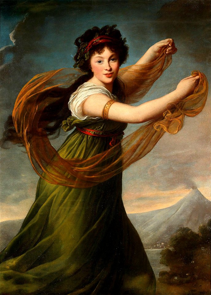 Piełahieja Sapieha (Patockaja). Пелагея Сапега (Патоцкая) (É. Vigée-Lebrun, 1794)