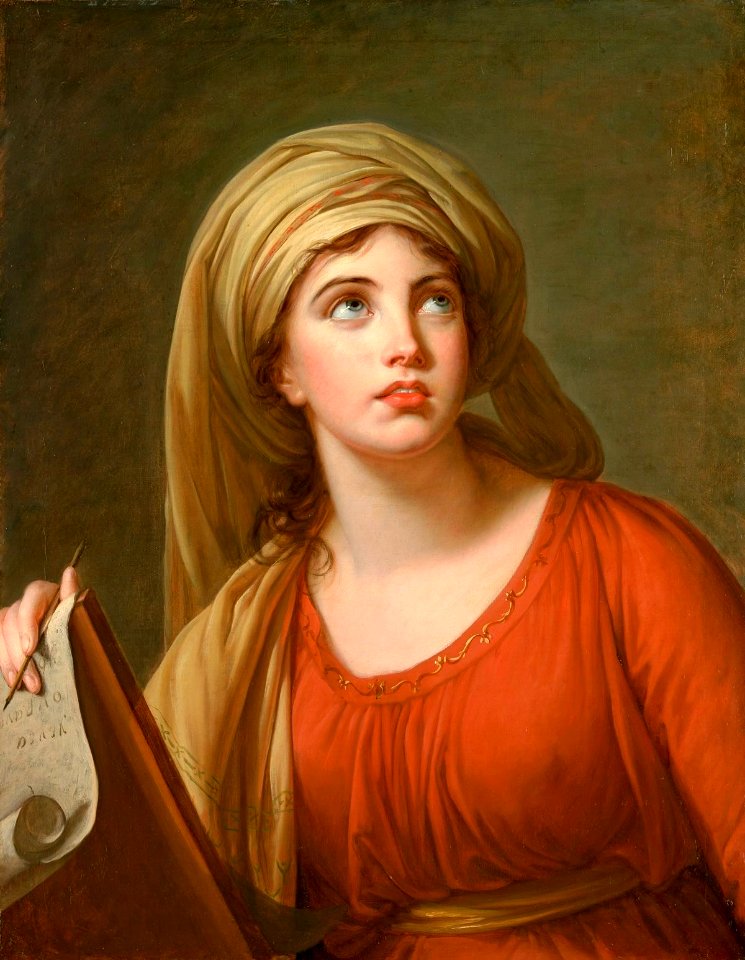Elisabeth Vigée-Lebrun - Lady Hamilton as the Persian Sibyl