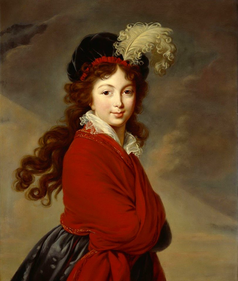 Anna Fedorovna by E.Vigee-Lebrun