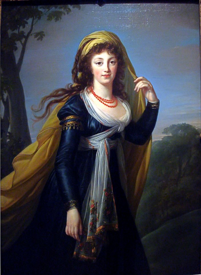 Theresa, Countess Kinsky by Marie-Louise-Elisabeth Vigee-LebrunFXD