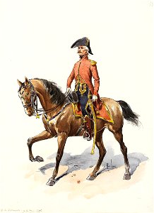 1796 - Officier en petite tenue du 6e Hussards (58)