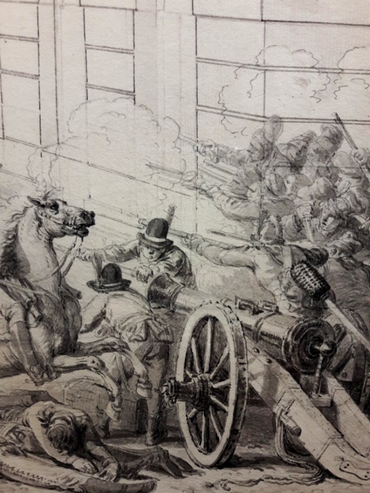 Norblin Fighting in Miodowa Street in Warsaw (detail) 02