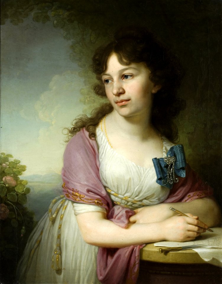 Catherine Alexeevna Dolgorukova by Borovikovsky