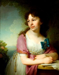 Catherine Alexeevna Dolgorukova by Borovikovsky