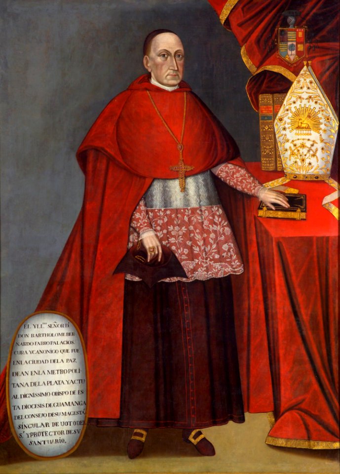 José Núñez de Sotomayor - Bartholomew Fabro y Palacios, Bishop of Huamanga - Google Art Project