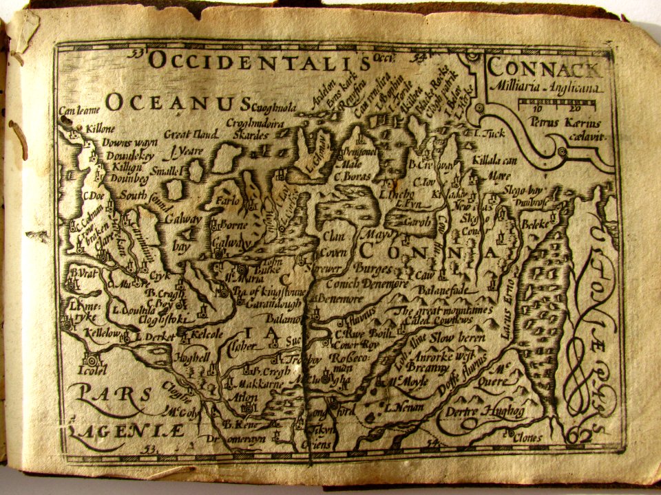 17th Century map of Connaught